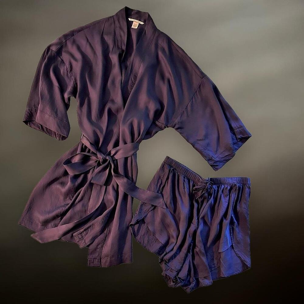 Victorias Secret PurpleLyocell 2-piece Robe Set